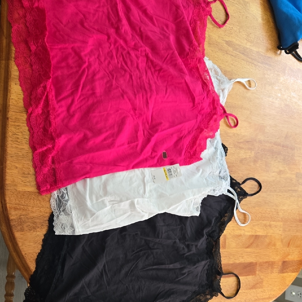 Van Heusen Camisole Set - Pink and White
